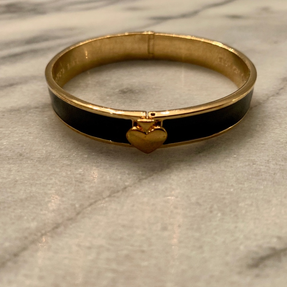 Kate Spade Black enamel bangle